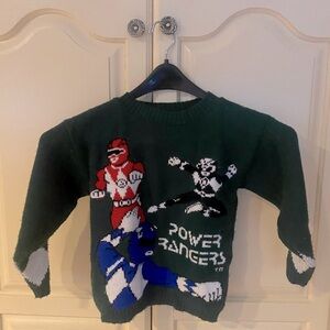 Child vintage  Power Ranger sweater. Youth size small